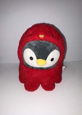 Takashoji Penguin in Red Octopus Costume Plush